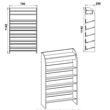 Тумба для взуття ТО 10