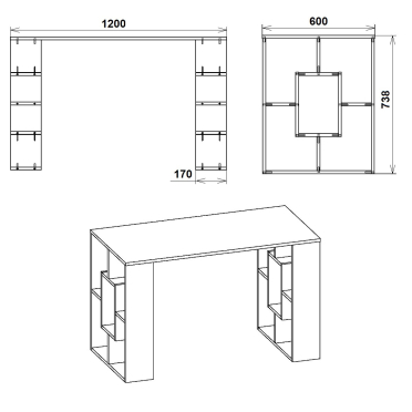 Стіл письмовий Студент 3