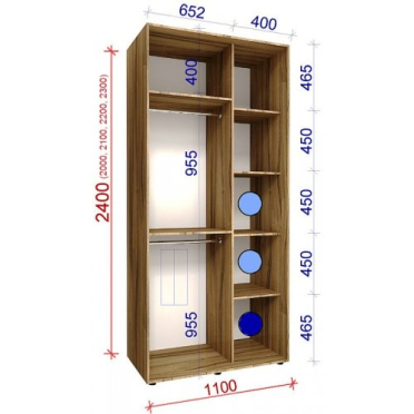 Шафа купе 110