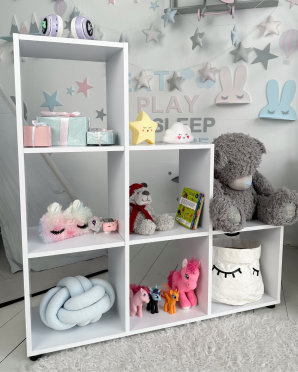 Стелаж пірамідка дитячий. Полиця  для книг та іграшок