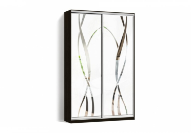 Шафа купе 140 Художнє матування