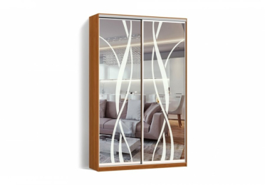 Шафа купе 140 Художнє матування