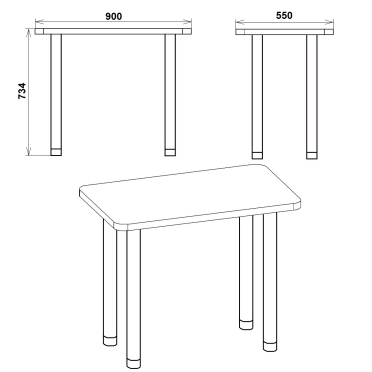 Стіл кухонний КС 9