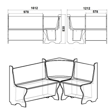 Кухонний куточок Канада