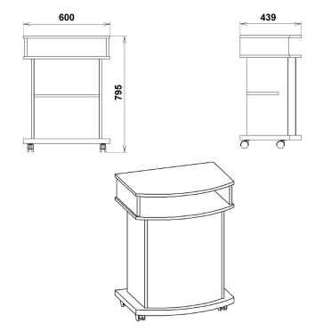 Тумба ТВ Карат 2