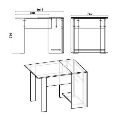 Стіл книжка 1
