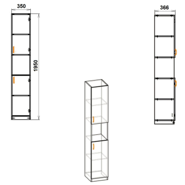 Шафа офісна КШ 10
