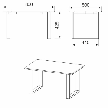 Стіл письмовий Loft 1