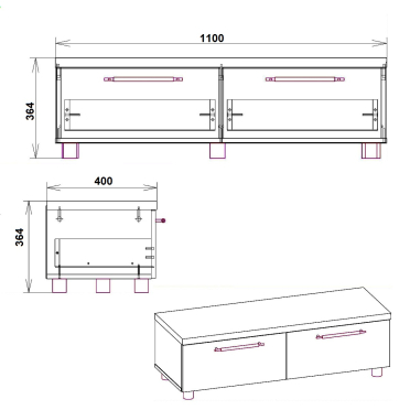 Тумба ТВ 2 МГ2