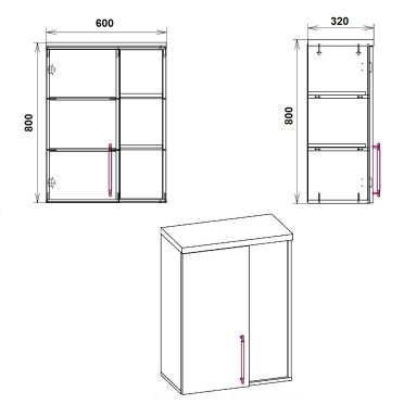 Тумба навісна 1 МГ2