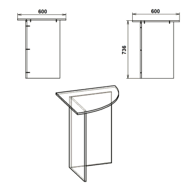 Стіл письмовий МО 2