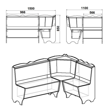 Кухонний куточок Родос