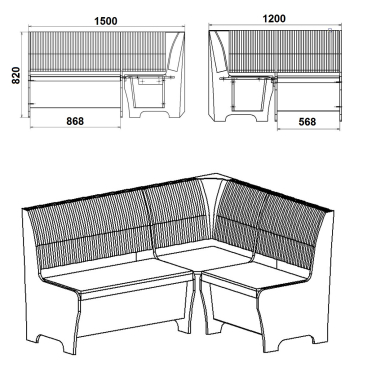 Кухонний куточок Туніс