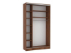Шафа купе 140 Художнє матування