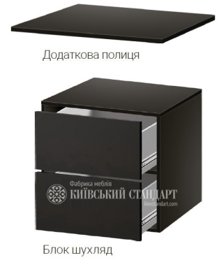 Шафа-купе Уні 900 мм дводверна