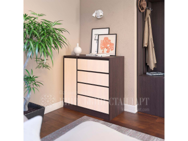 Комод №11 - 1Д+4Ш/БР